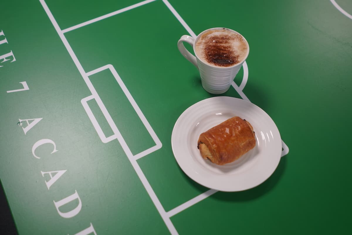 Café area at The 7 Academy